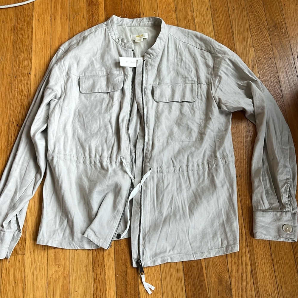 Maeve Anthropology Linen Jacket